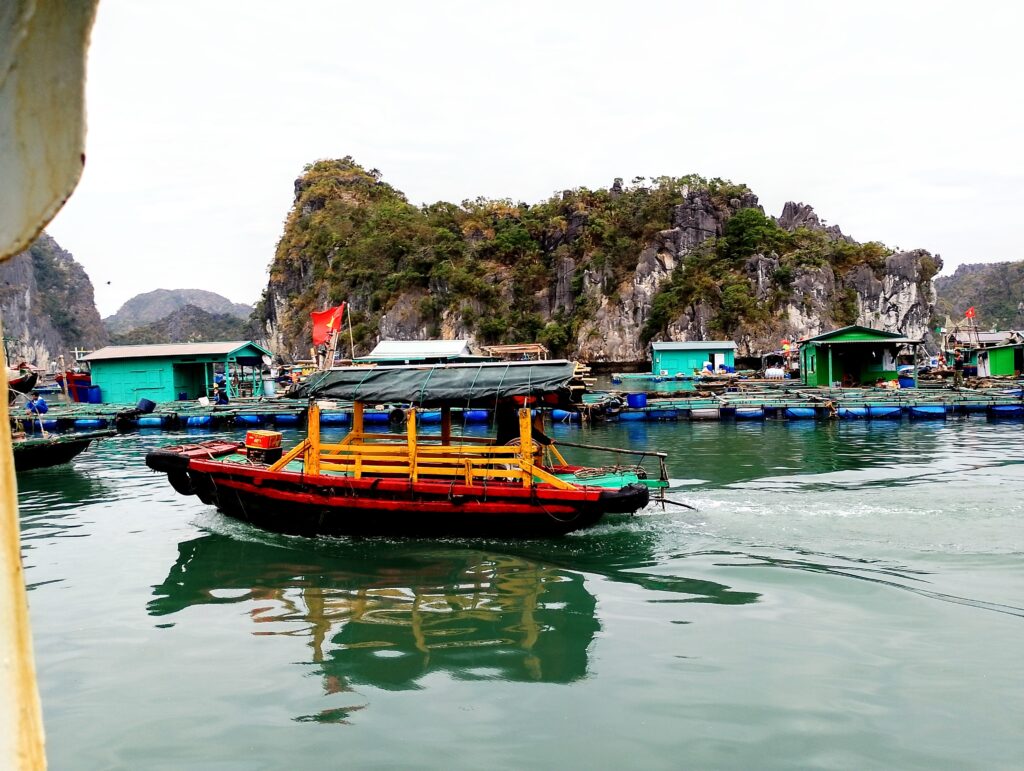 Cat Ba boating 